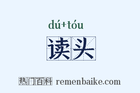 读头是什么意思的图片
